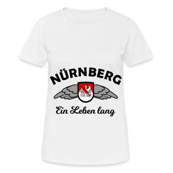 At home in Franconia - Women's Breathable T-Shirt - white - Front - AI Model Female 172 dark (172cm)