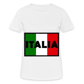 La nation italienne - T-shirt respirant Femme - blanc - Devant - AI Model Female 172 dark (172cm)