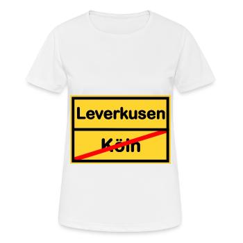Die Fans aus Leverkusen - Frauen T-Shirt atmungsaktiv - Weiß - Vorne - AI Model Female 172 dark (172cm)