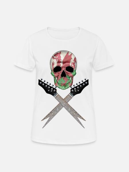 Wales Rocks 001 - Women's Breathable T-Shirt - white