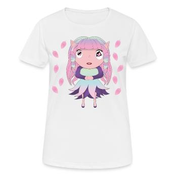 Aurelia - Women's Breathable T-Shirt - white - Front - AI Model Female 172 dark (172cm)
