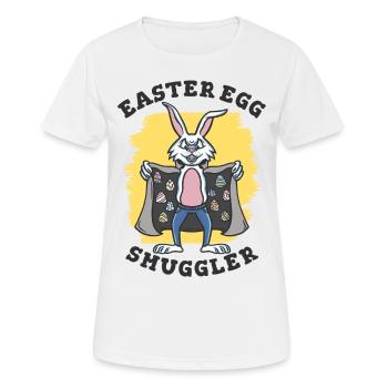 Easter egg smuggler Rabbit - Women's Breathable T-Shirt - white - Front - AI Model Female 172 dark (172cm)