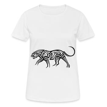 Tatouage tribal de calmar - T-shirt respirant Femme - blanc - Devant - AI Model Female 172 dark (172cm)