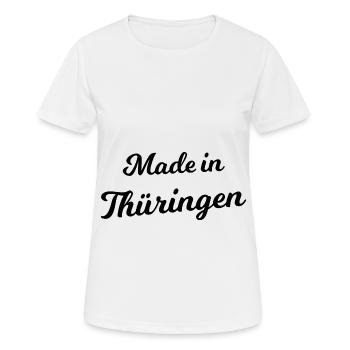Thuringe en Allemagne de l’Est - T-shirt respirant Femme - blanc - Devant - AI Model Female 172 dark (172cm)