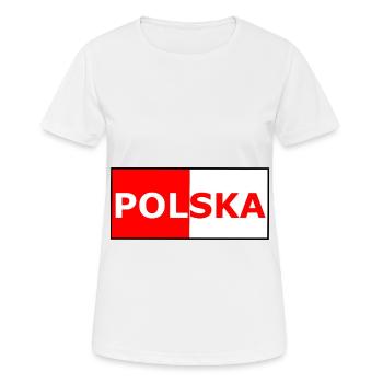 The Polish Colours - Women's Breathable T-Shirt - white - Front - AI Model Female 172 dark (172cm)