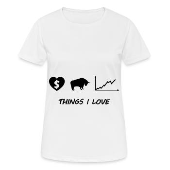The capitalist - Women's Breathable T-Shirt - white - Front - AI Model Female 172 dark (172cm)