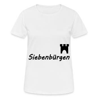 Ferien in Siebenbürgen - Frauen T-Shirt atmungsaktiv - Weiß - Vorne - AI Model Female 172 dark (172cm)