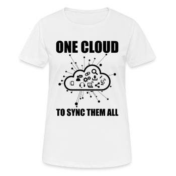 Cloud Administrator Cloud Devops - Women's Breathable T-Shirt - white - Front - AI Model Female 172 dark (172cm)