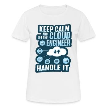 Cloud Administrator Cloud Devops - Women's Breathable T-Shirt - white - Front - AI Model Female 172 dark (172cm)