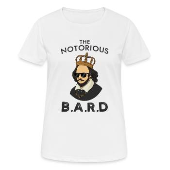 William Shakespeare Theater Party Design - T-shirt respirant Femme - blanc - Devant - AI Model Female 172 dark (172cm)