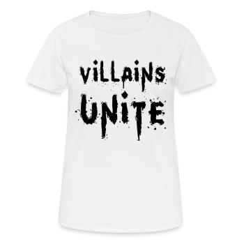 Schurken vereinen die Vilain-Ära - Frauen T-Shirt atmungsaktiv - Weiß - Vorne - AI Model Female 172 dark (172cm)
