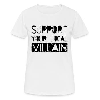 Rogue Age Support your local - Women's Breathable T-Shirt - white - Front - AI Model Female 172 dark (172cm)