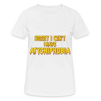 Atychiphobie Graphique Atychiphobie Conscience - T-shirt respirant Femme - blanc - Devant - AI Model Female 172 dark (172cm)