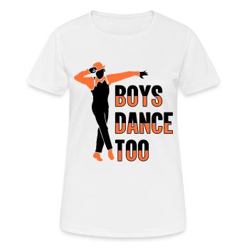 Tap Dancer Tap Dance Shoes Tap Dance Instructor - Women's Breathable T-Shirt - white - Front - AI Model Female 172 dark (172cm)