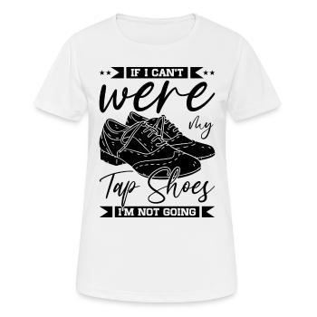 Tap Dancer Tap Dance Shoes Tap Dance Instructor - Women's Breathable T-Shirt - white - Front - AI Model Female 172 dark (172cm)