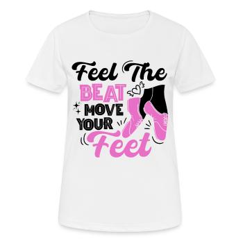 Tap Dancer Tap Dance Shoes Tap Dance Instructor - Women's Breathable T-Shirt - white - Front - AI Model Female 172 dark (172cm)