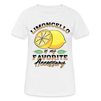 Italian limoncello lover - Women's Breathable T-Shirt - white - Front - AI Model Female 172 dark (172cm)