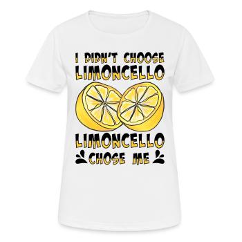 Italian limoncello lover - Women's Breathable T-Shirt - white - Front - AI Model Female 172 dark (172cm)
