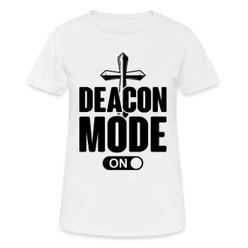 Église Diacre Religion Foi chrétienne Église - T-shirt respirant Femme - blanc - Devant - AI Model Female 172 dark (172cm)
