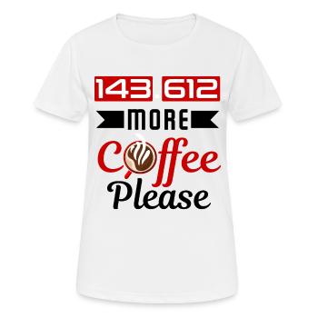 Codeur médical Profession Médical - T-shirt respirant Femme - blanc - Devant - AI Model Female 172 dark (172cm)