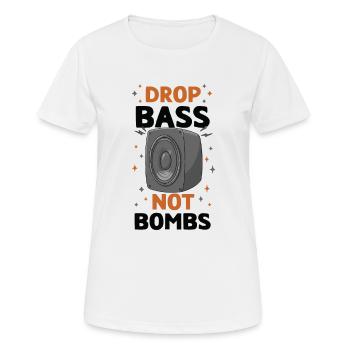 DJ Techno Musik Disc Jockey House Party EDM Trance - Frauen T-Shirt atmungsaktiv - Weiß - Vorne - AI Model Female 172 dark (172cm)