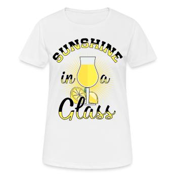 Limoncello italien amateur de liqueur de citron - T-shirt respirant Femme - blanc - Devant - AI Model Female 172 dark (172cm)