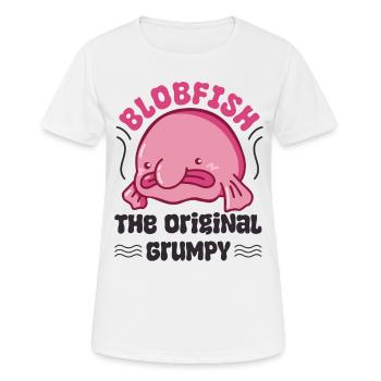 Biologiste marin Poissons d’eau profonde Blob Océan - T-shirt respirant Femme - blanc - Devant - AI Model Female 172 dark (172cm)