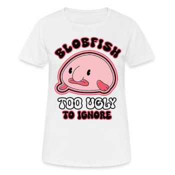 Biologiste marin Poissons d’eau profonde Blob Océan - T-shirt respirant Femme - blanc - Devant - AI Model Female 172 dark (172cm)