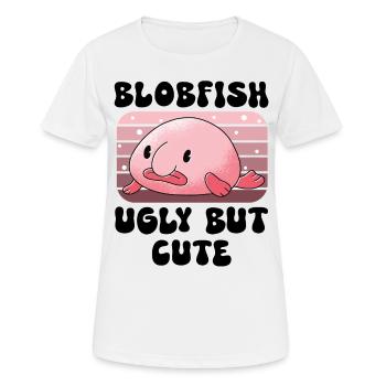 Biologiste marin Poissons d’eau profonde Blob Océan - T-shirt respirant Femme - blanc - Devant - AI Model Female 172 dark (172cm)