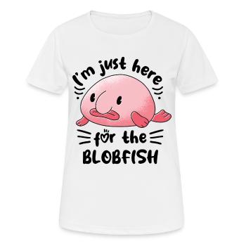 Biologiste marin Poissons d’eau profonde Blob Océan - T-shirt respirant Femme - blanc - Devant - AI Model Female 172 dark (172cm)