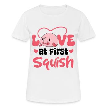 Biologiste marin Poissons d’eau profonde Blob Océan - T-shirt respirant Femme - blanc - Devant - AI Model Female 172 dark (172cm)