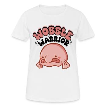 Biologiste marin Poissons d’eau profonde Blob Océan - T-shirt respirant Femme - blanc - Devant - AI Model Female 172 dark (172cm)