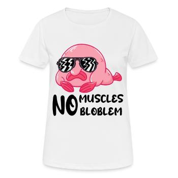 Biologiste marin Poissons d’eau profonde Blob Océan - T-shirt respirant Femme - blanc - Devant - AI Model Female 172 dark (172cm)