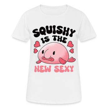 Biologiste marin Poissons d’eau profonde Blob Océan - T-shirt respirant Femme - blanc - Devant - AI Model Female 172 dark (172cm)