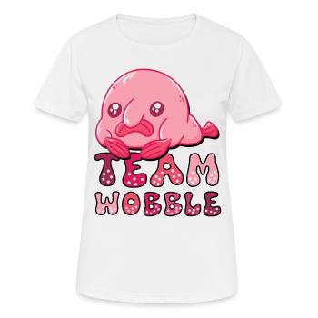 Biologiste marin Poissons d’eau profonde Blob Océan - T-shirt respirant Femme - blanc - Devant - AI Model Female 172 dark (172cm)