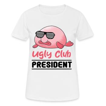 Biologiste marin Poissons d’eau profonde Blob Océan - T-shirt respirant Femme - blanc - Devant - AI Model Female 172 dark (172cm)