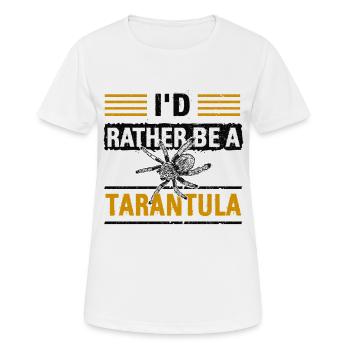 Spinnenliebhaber Spinnentiernetz Terrarium - Frauen T-Shirt atmungsaktiv - Weiß - Vorne - AI Model Female 172 dark (172cm)