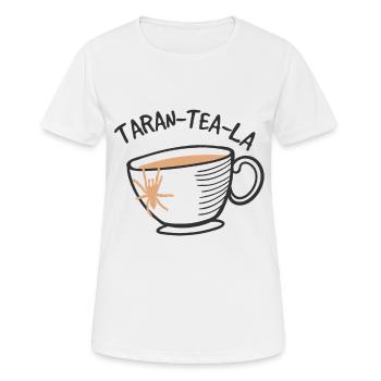 Spinnenliebhaber Spinnentiernetz Terrarium - Frauen T-Shirt atmungsaktiv - Weiß - Vorne - AI Model Female 172 dark (172cm)