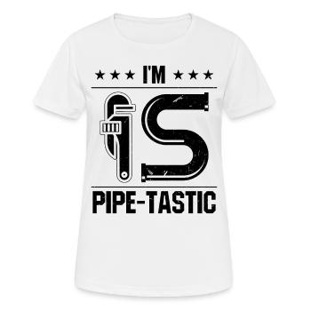 Profession de chirurgien de drain de plomberie - T-shirt respirant Femme - blanc - Devant - AI Model Female 172 dark (172cm)