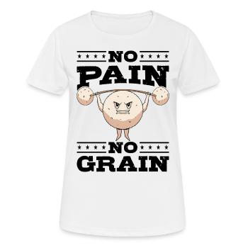 Bol de riz frit de cuisine asiatique - T-shirt respirant Femme - blanc - Devant - AI Model Female 172 dark (172cm)