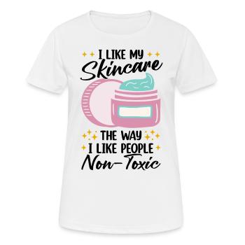 Esthéticienne, Soins de la peau, Beauté, Dermantologue, - T-shirt respirant Femme - blanc - Devant - AI Model Female 172 dark (172cm)