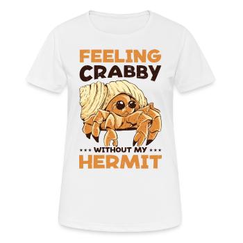 Fruits de mer, Fruits de mer, Moules, Bernard-l’ermite - T-shirt respirant Femme - blanc - Devant - AI Model Female 172 dark (172cm)