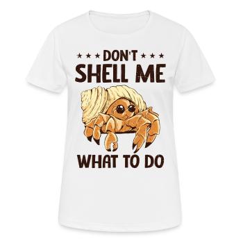 Fruits de mer, Fruits de mer, Moules, Bernard-l’ermite - T-shirt respirant Femme - blanc - Devant - AI Model Female 172 dark (172cm)