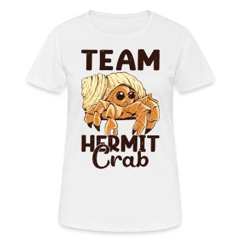 Fruits de mer, Fruits de mer, Moules, Bernard-l’ermite - T-shirt respirant Femme - blanc - Devant - AI Model Female 172 dark (172cm)
