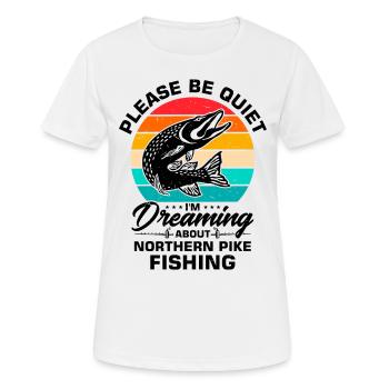 Fisherman Fisherman Fisherman Nordic Pike - Women's Breathable T-Shirt - white - Front - AI Model Female 172 dark (172cm)
