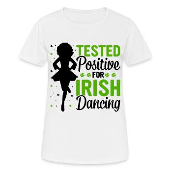 Irish Dance Irish Dancing - Women's Breathable T-Shirt - white - Front - AI Model Female 172 dark (172cm)