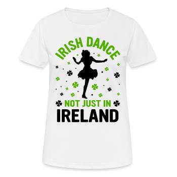 Irish Dance Irish Dancing - Women's Breathable T-Shirt - white - Front - AI Model Female 172 dark (172cm)