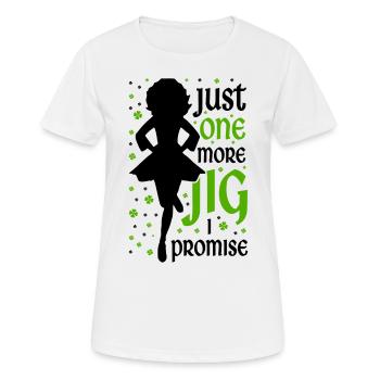 Irish Dance Irish Dancing - Women's Breathable T-Shirt - white - Front - AI Model Female 172 dark (172cm)