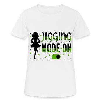 Irish Dance Irish Dancing - Women's Breathable T-Shirt - white - Front - AI Model Female 172 dark (172cm)