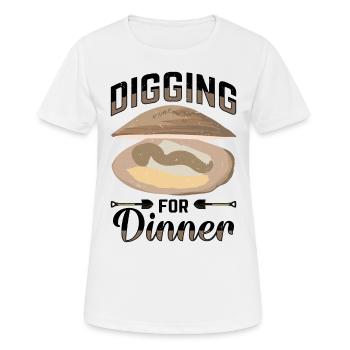 Moules Fruits de mer - T-shirt respirant Femme - blanc - Devant - AI Model Female 172 dark (172cm)